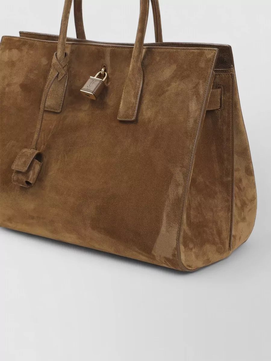 Saint Laurent Sac De Jour Leather Tote Bag