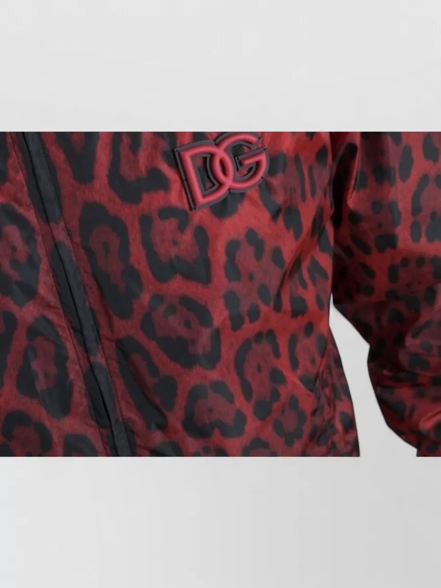 Dolce&Gabbana Leopard Print Bomber Jacket