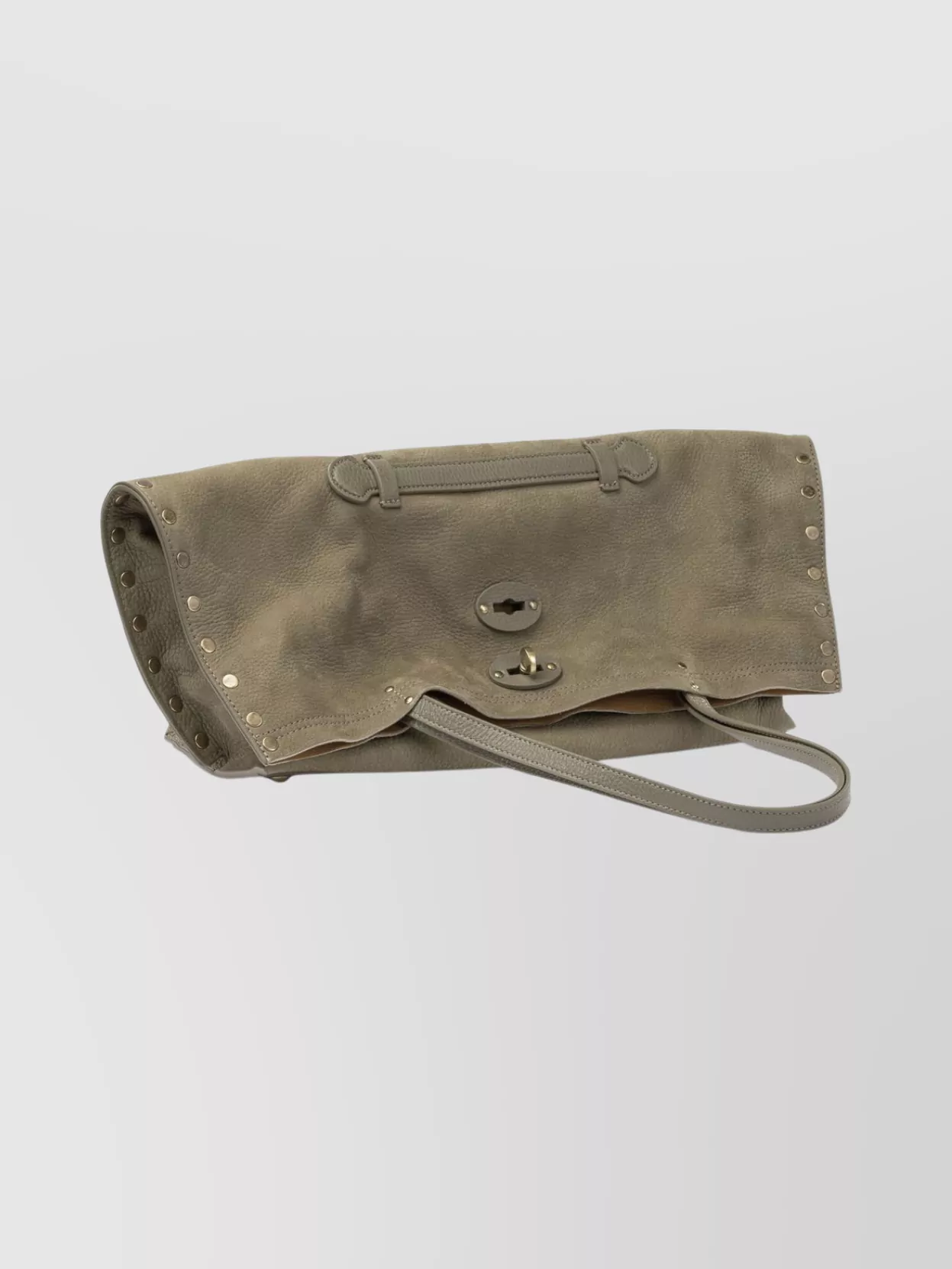 Zanellato Shoulder Bag With Studded Top Handles