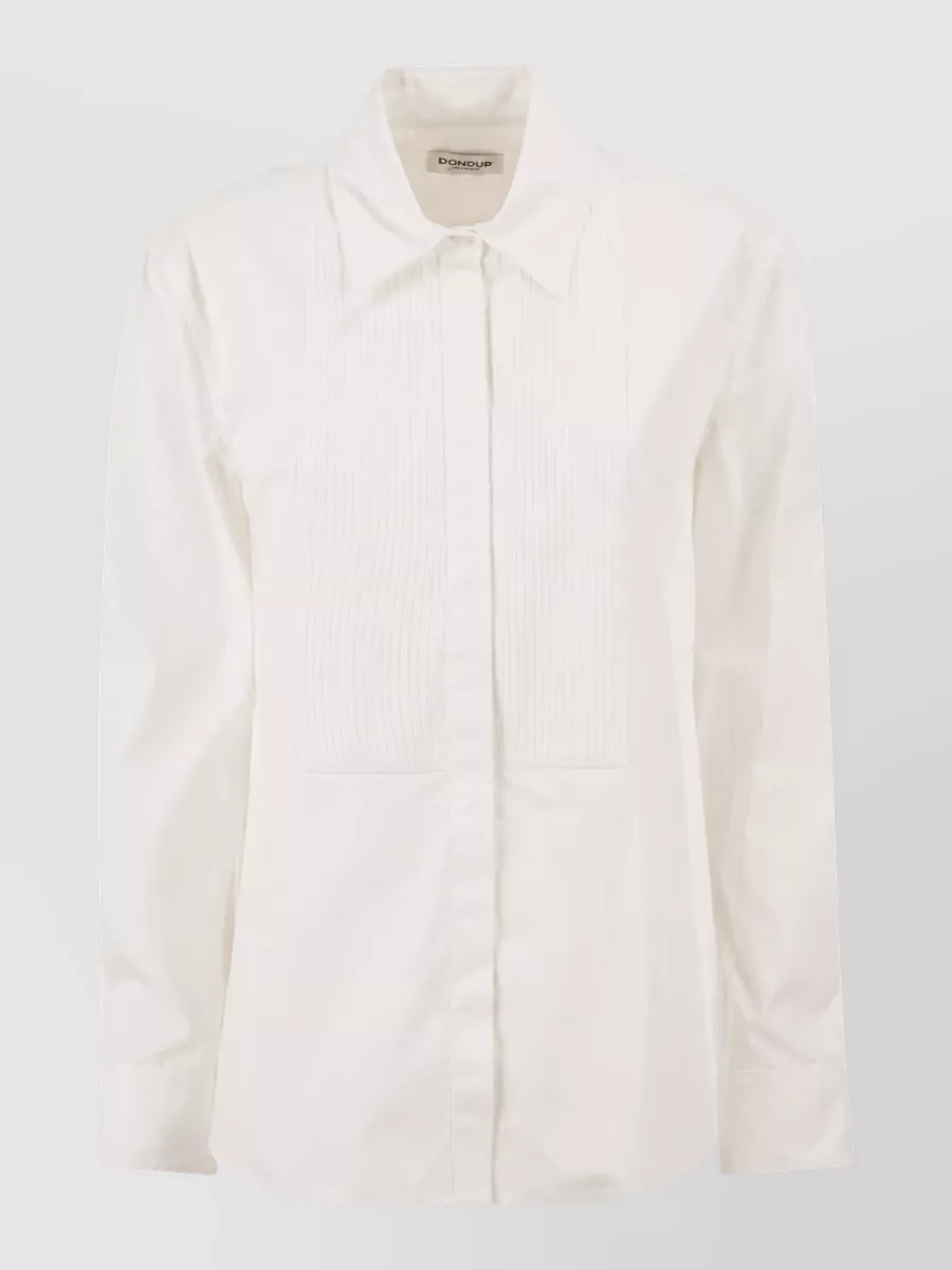 Dondup cotton pleated shirt