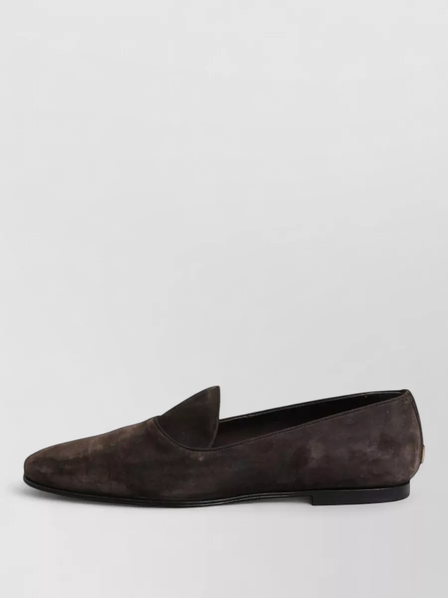 Dolce&Gabbana Velvet Leather Loafers