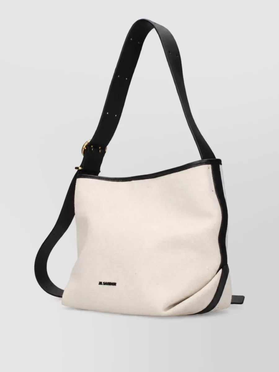 Jil Sander Folded Fabric Shoulder Bag