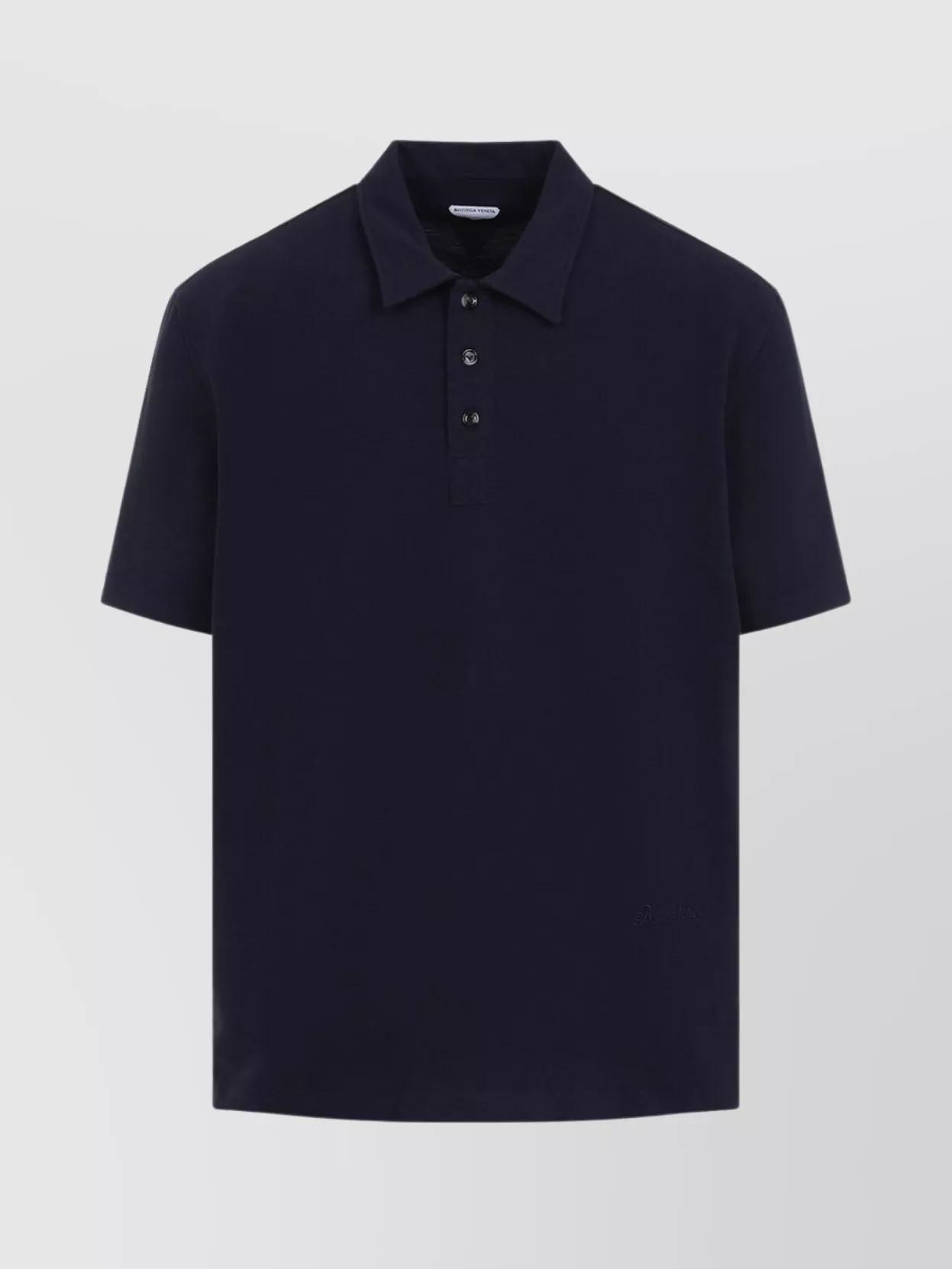 Bottega Veneta Cotton Shirt With Collar And Straight Hem