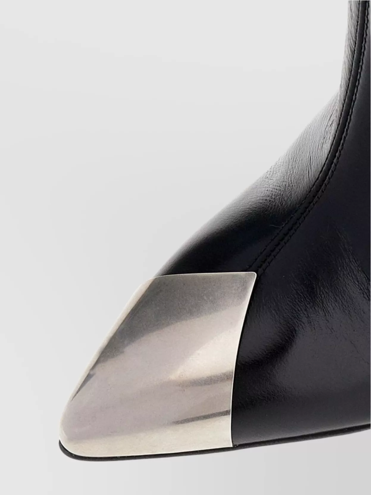 Isabel Marant Knee Leather Boots Metallic Detail