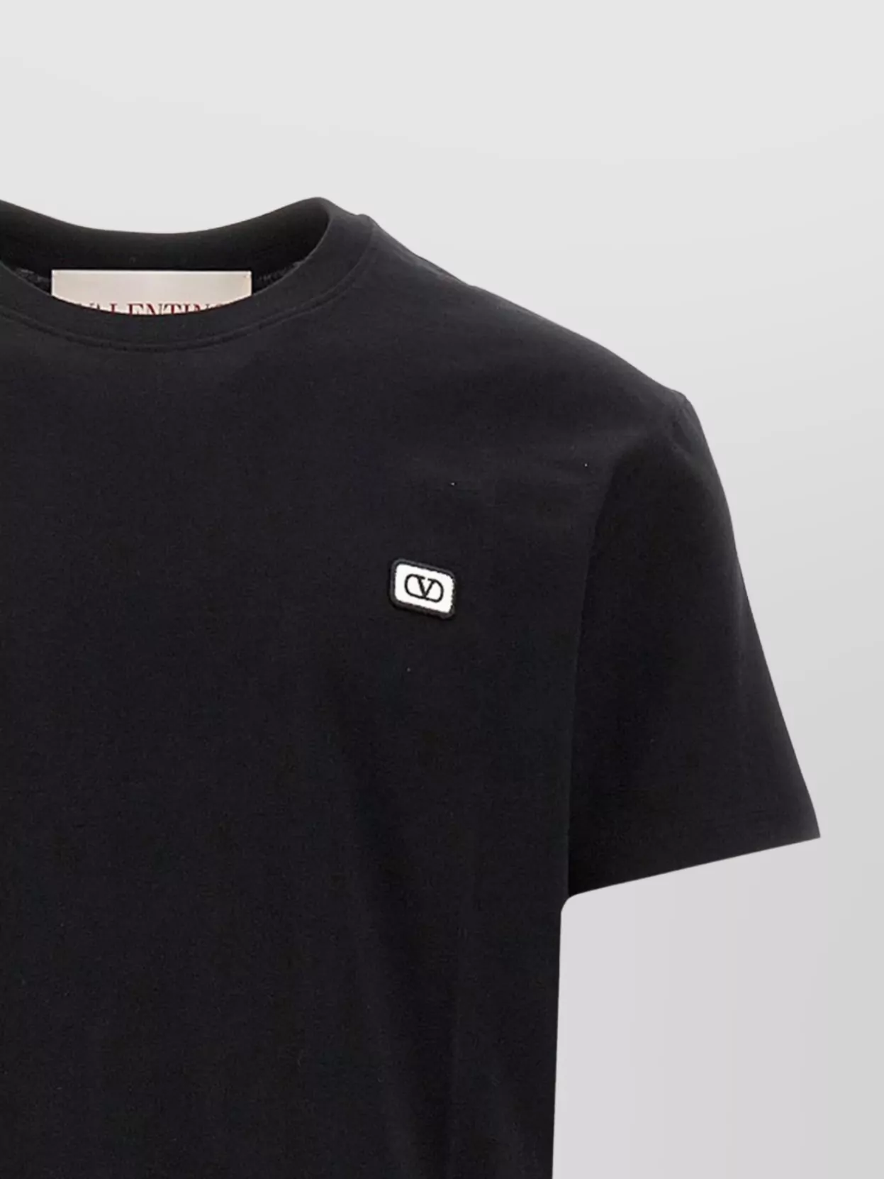 Valentino Garavani Logo Patch T-Shirt With Short Sleeves