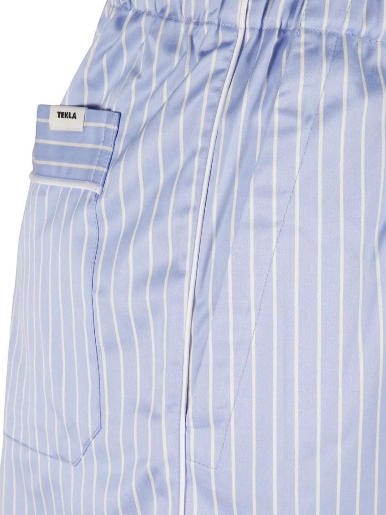Tekla Organic Cotton Striped Pyjama Trousers