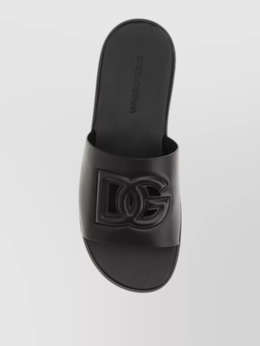 Dolce&Gabbana Leather Slides
