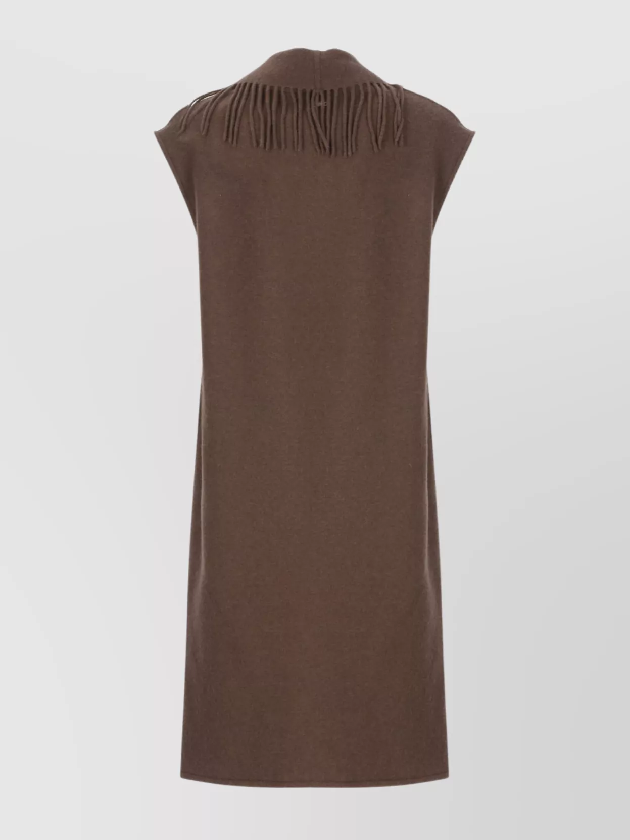 Herno Resort Waistcoat In Warmy & Nylon Ultralight In Brown