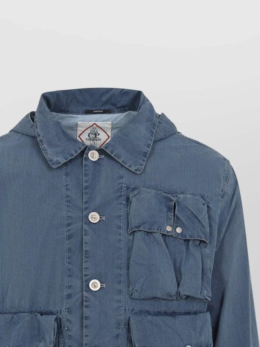 C.p. Company Cotton Hooded Lightweight Jacket