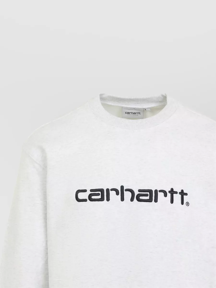 Carhartt Wip Logo Cotton Sweatshirt