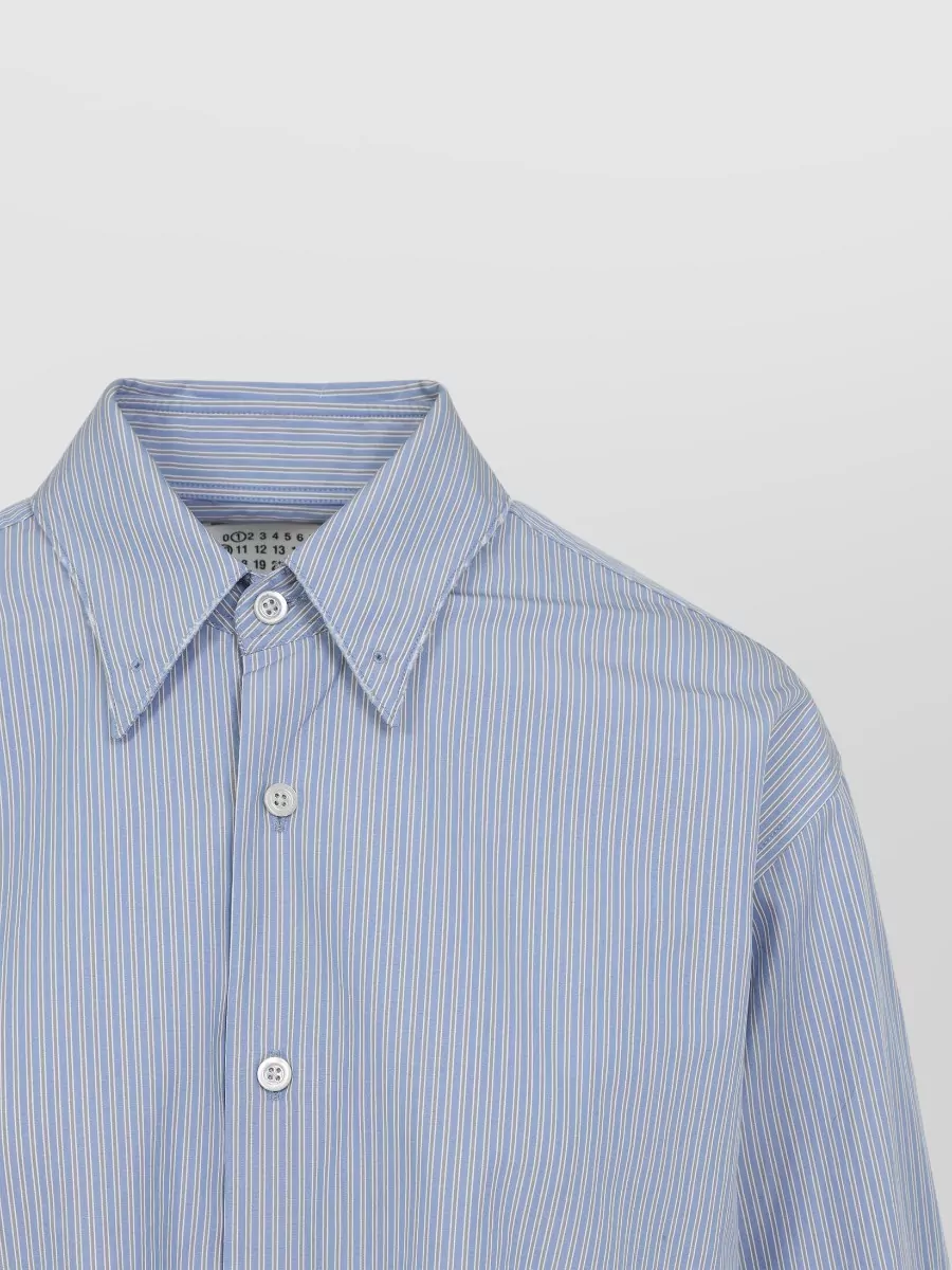 Maison Margiela Long Sleeve Striped Shirt Button Front