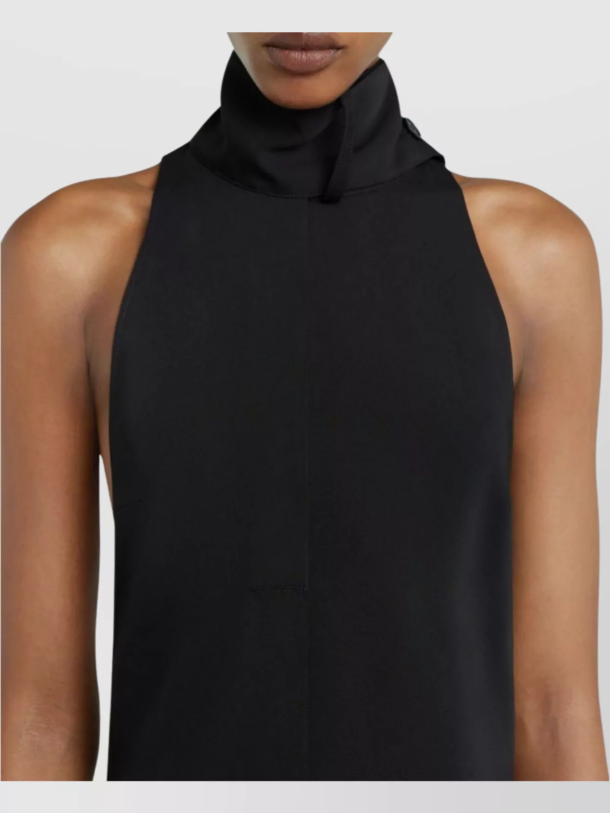 Courrèges Halterneck Bow Detail Mini Dress