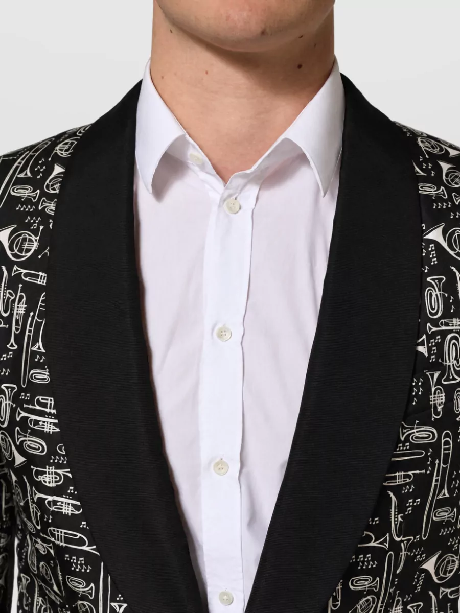 Dolce&Gabbana Crystal Embellished Blazer