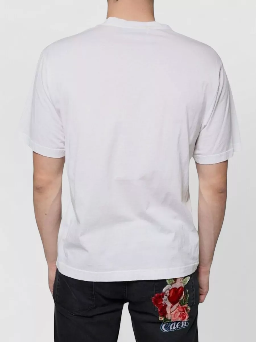 Dolce&Gabbana Cotton Logo Print Short-Sleeve T-Shirt
