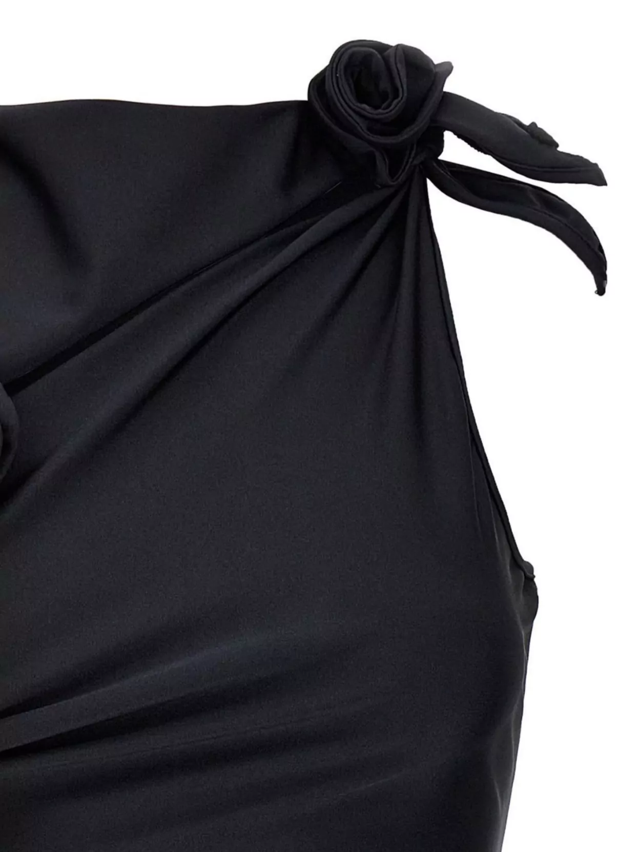 Coperni Asymmetric Maxi Dress With Decorative Details