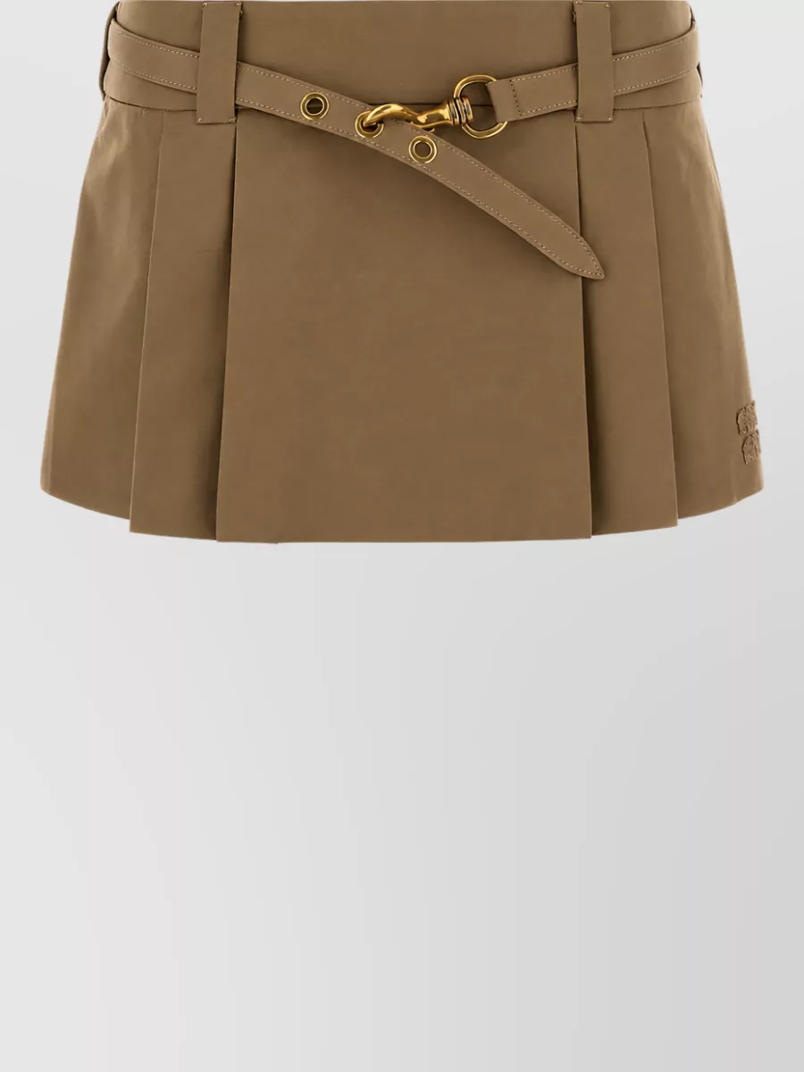 Miu Miu Cotton mini skirt