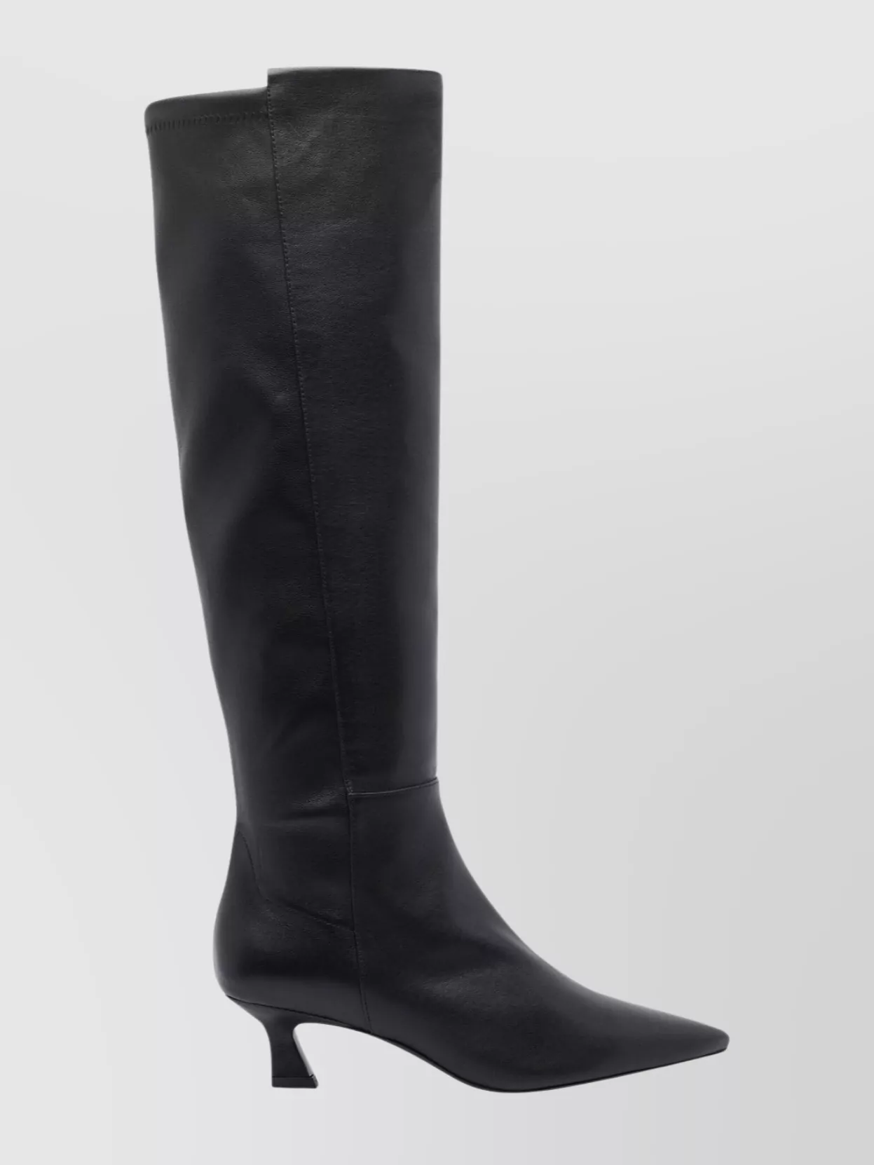 Stuart Weitzman Leather Knee High Pointed Toe Boots