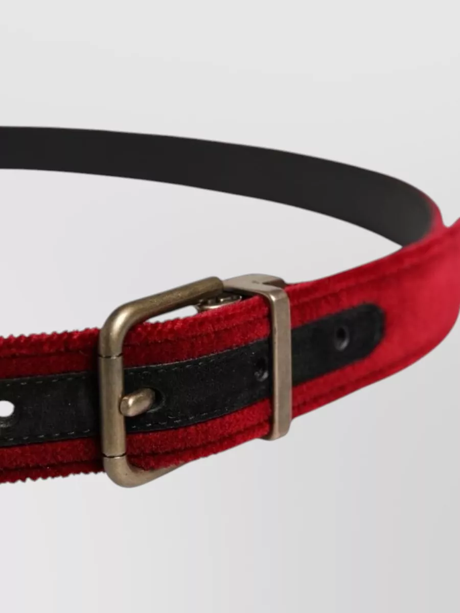 Dolce&Gabbana Velvet Belt