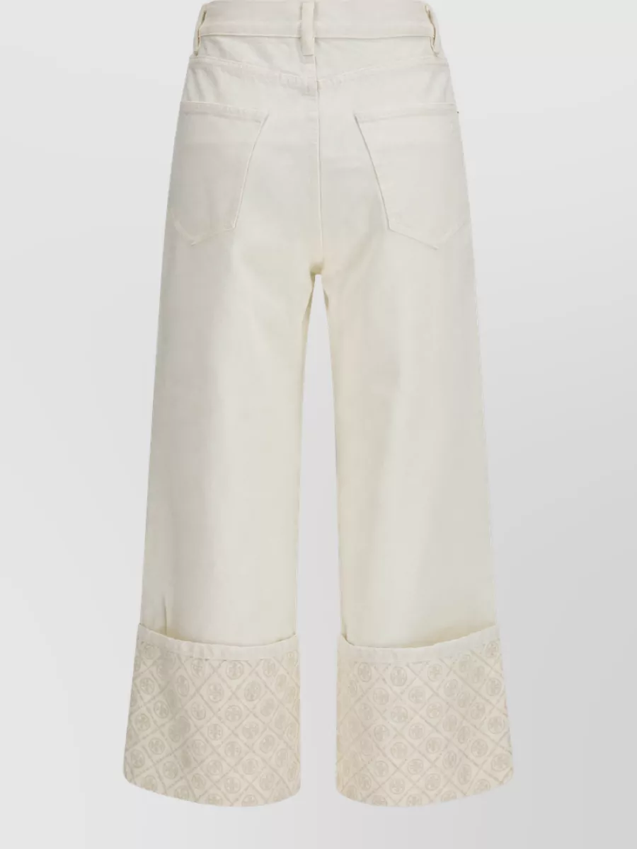 Tory Burch Denim Straight-Leg Jeans
