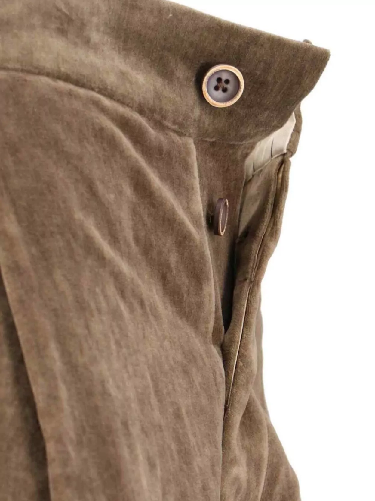 Uma Wang Trousers Straight-Leg Button Detail