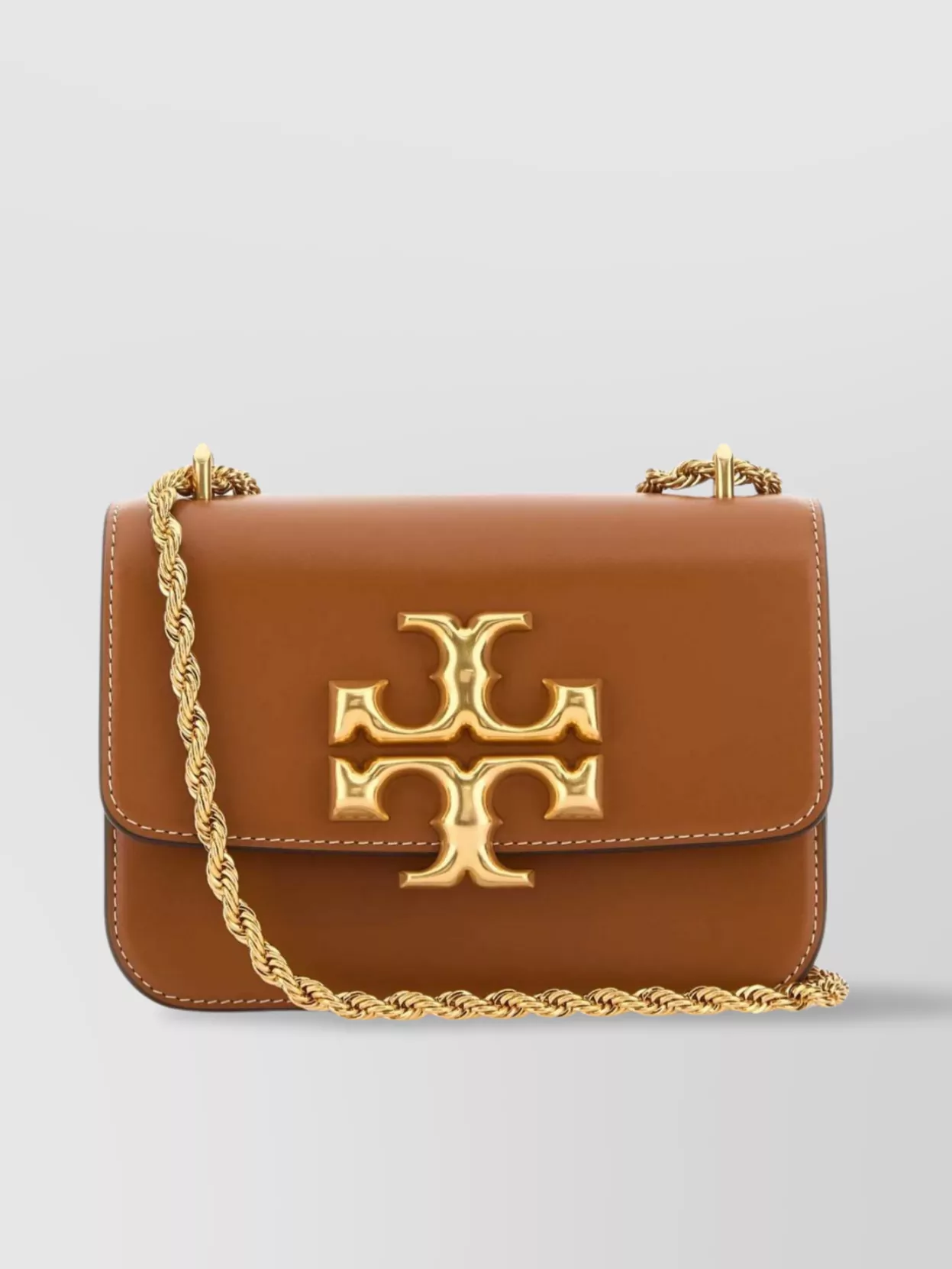 Tory Burch Small Eleanor Crossbody Bag With Chain Strap In Whiskey