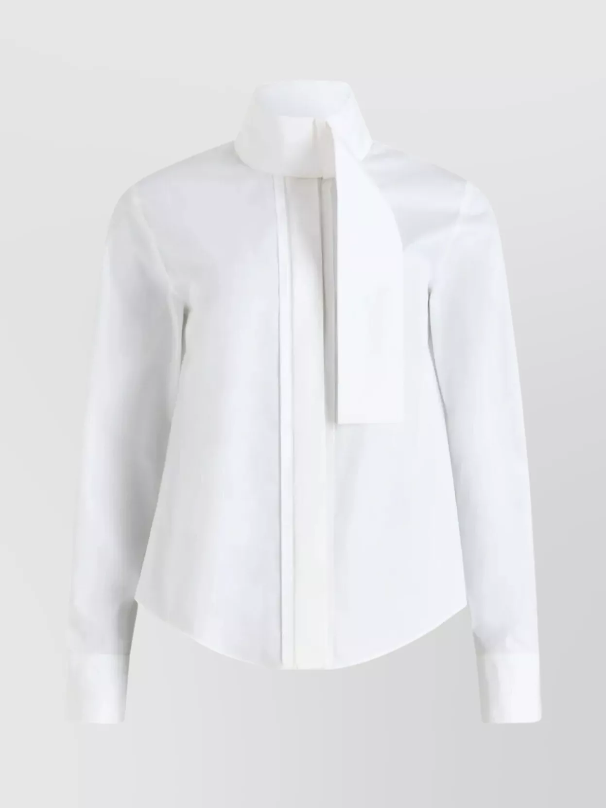 Patou Ascot Collar Blouse Clothing In White