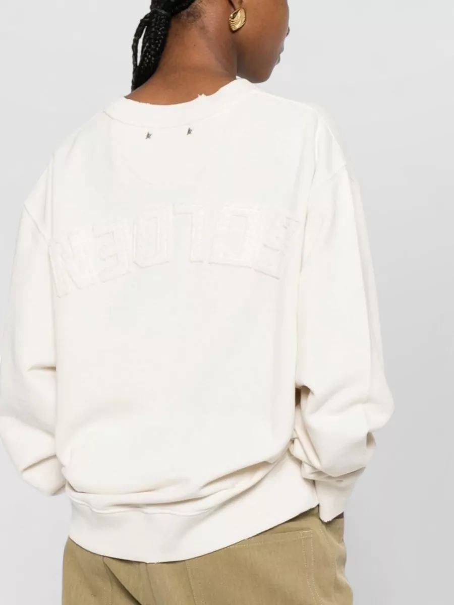 Golden Goose Cotton Crewneck Long-Sleeve Sweatshirt