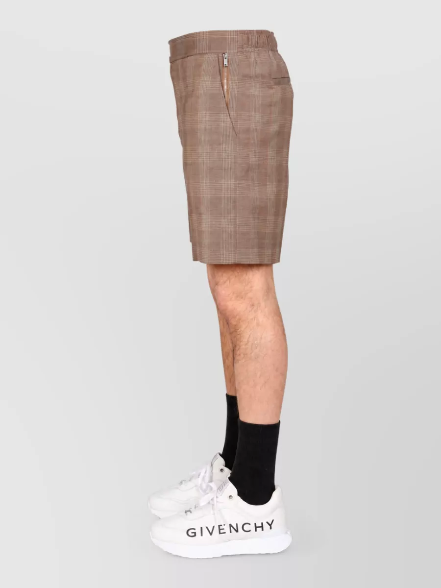 Givenchy Checked Tailored Bermuda Shorts