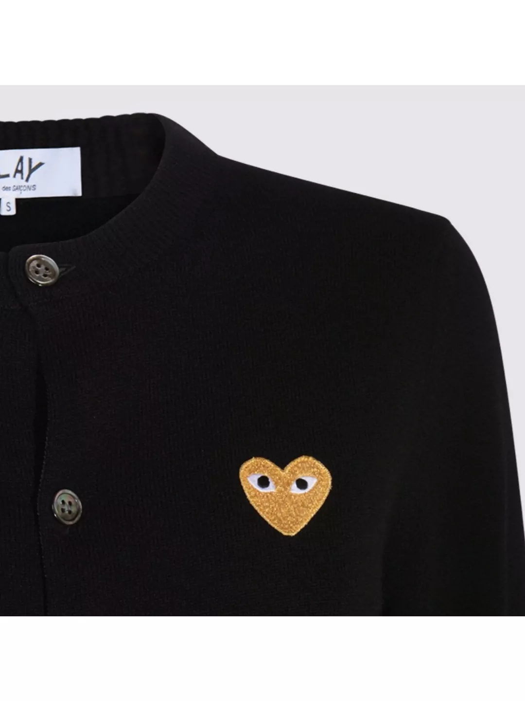Comme Des Garçons Play Short Sleeve Top Crew Neck Style