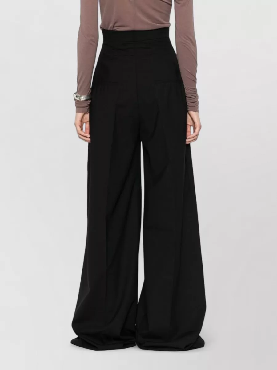 Rick Owens High-Rise Wide-Leg Trousers