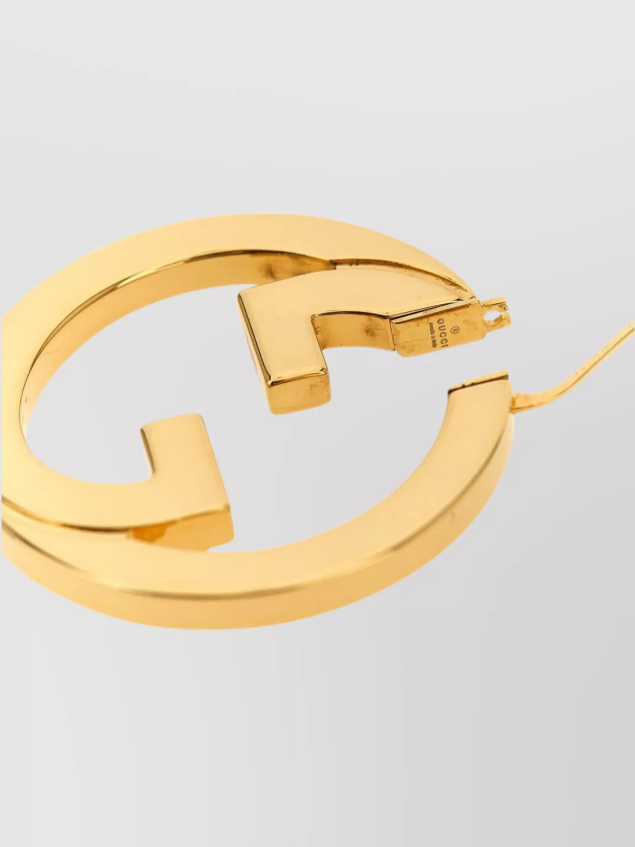 Gucci Hoop Earrings Polished Finish