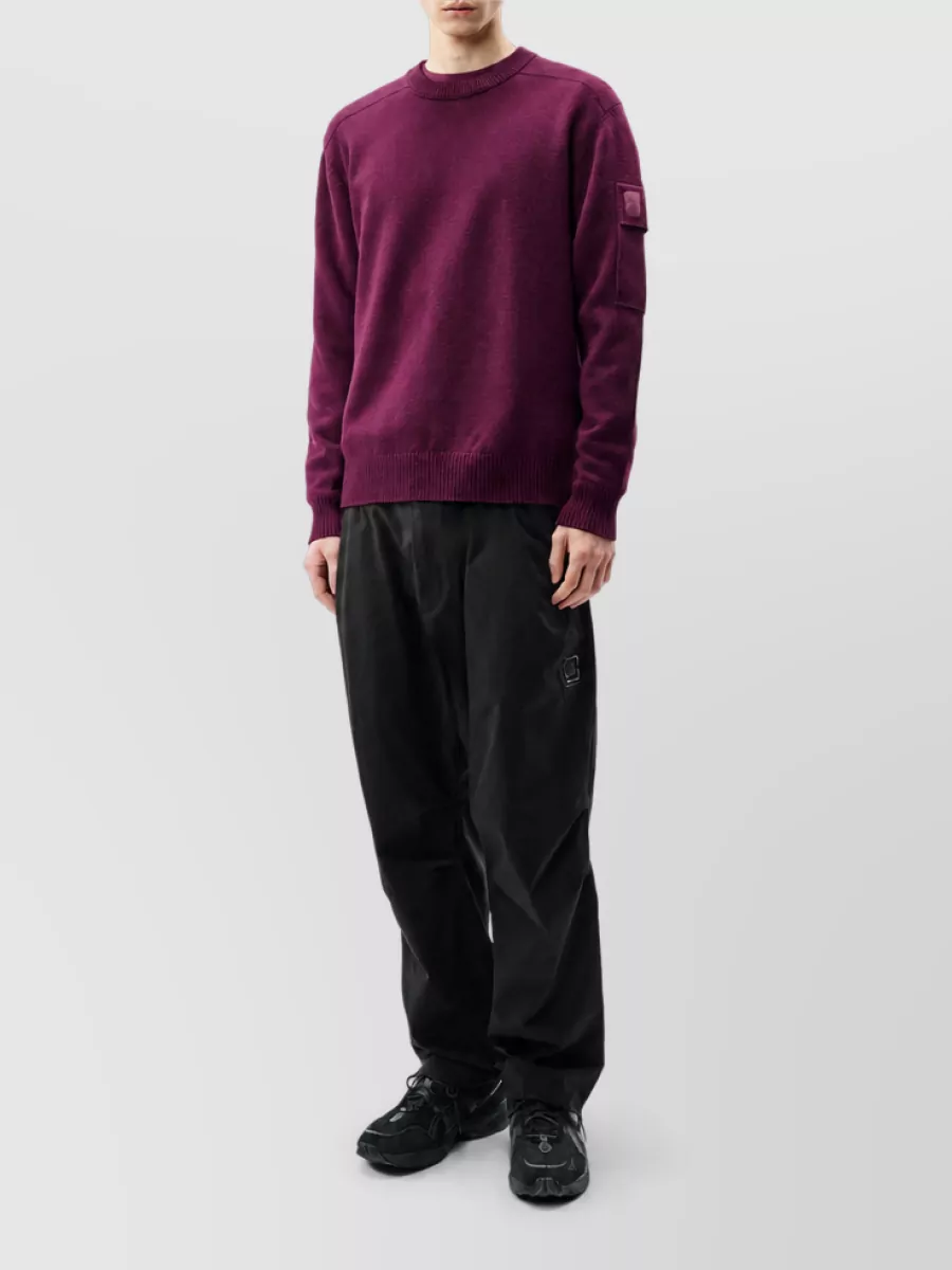 C.p. Company Wool Ribbed Crewneck Sweater