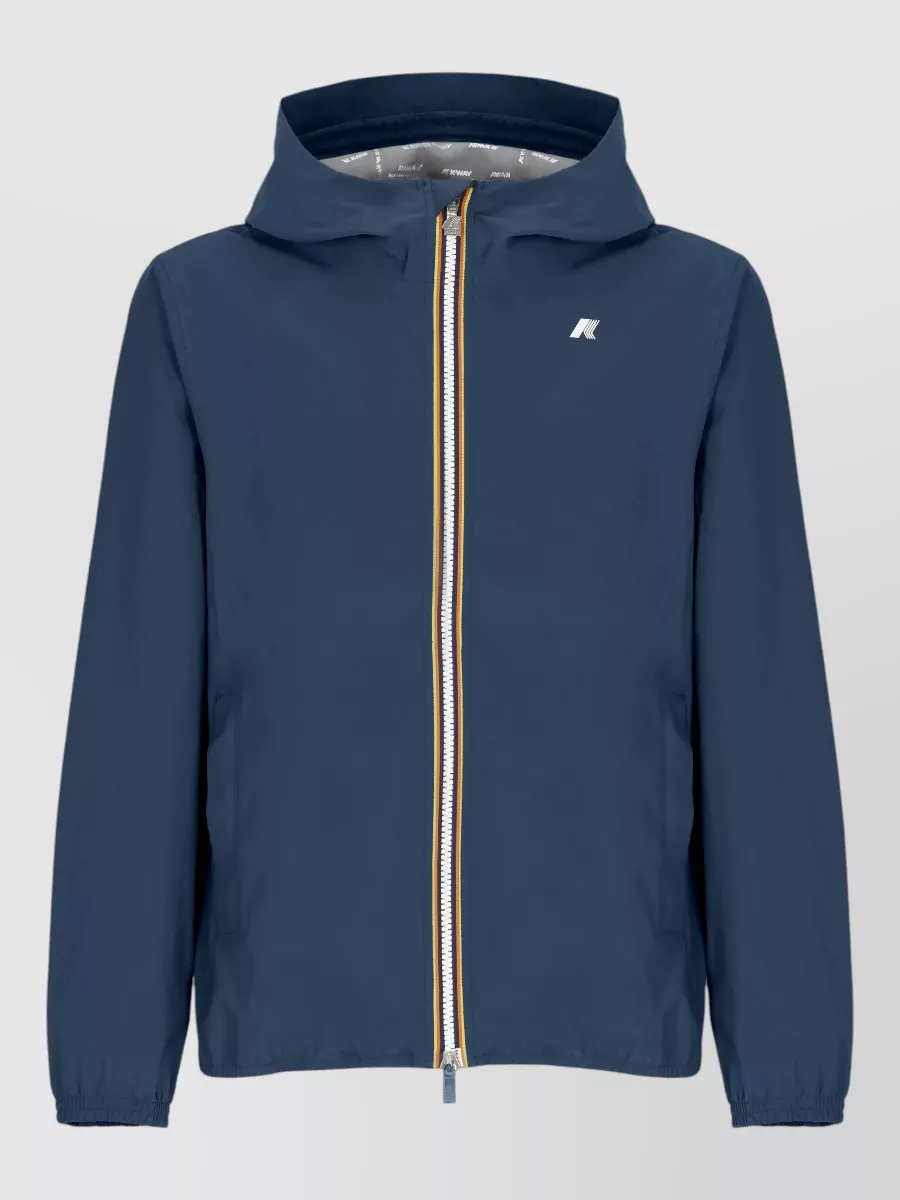 K-way hooded raincoat