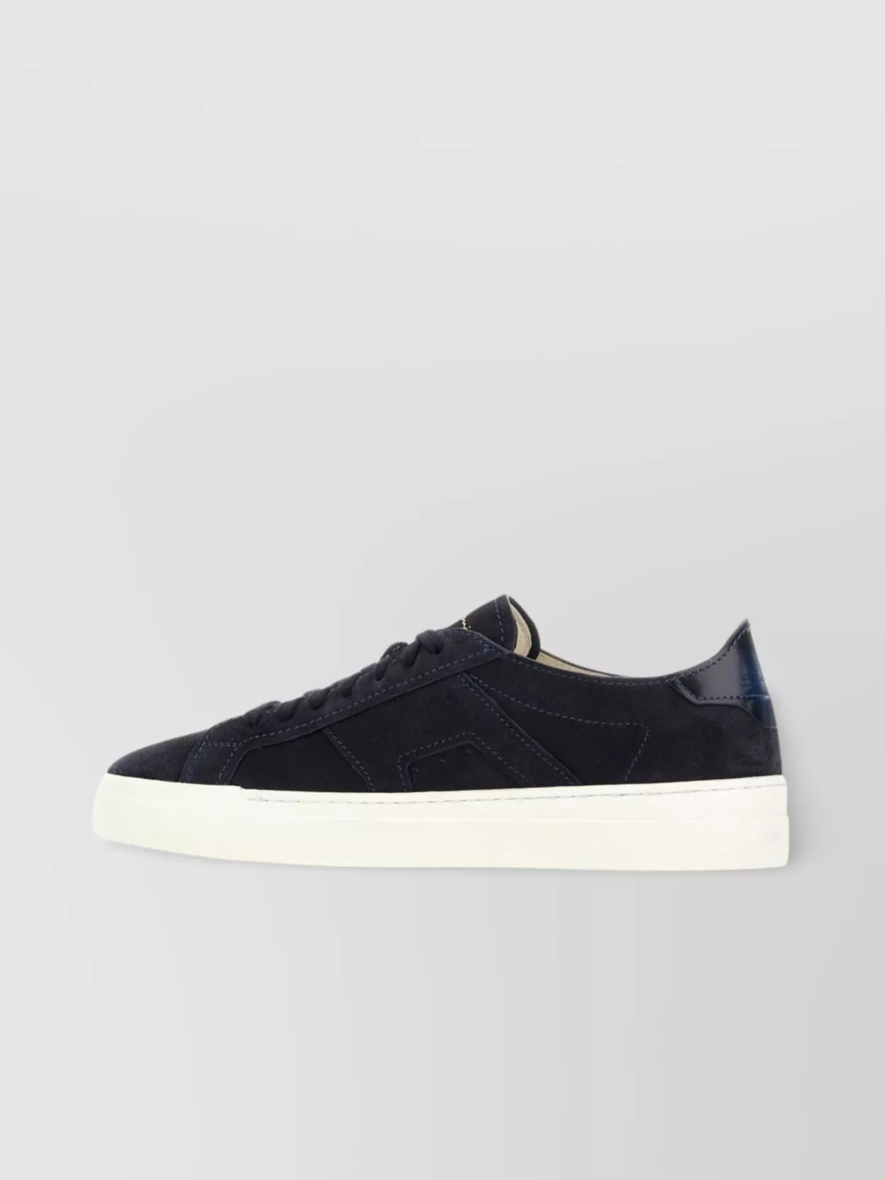 Santoni Midnight Suede Low-Top Sneakers