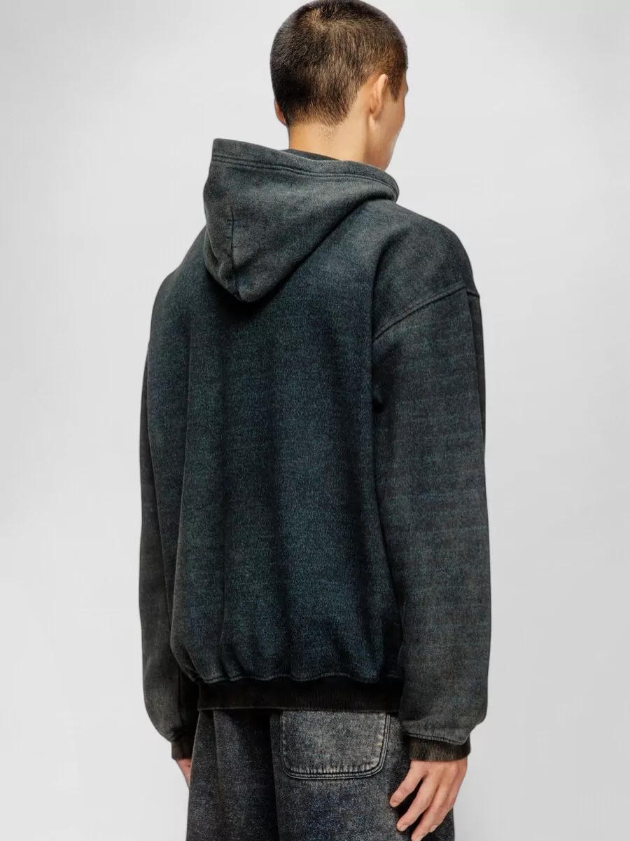 Diesel Logo Print Hooded Sweatshirt