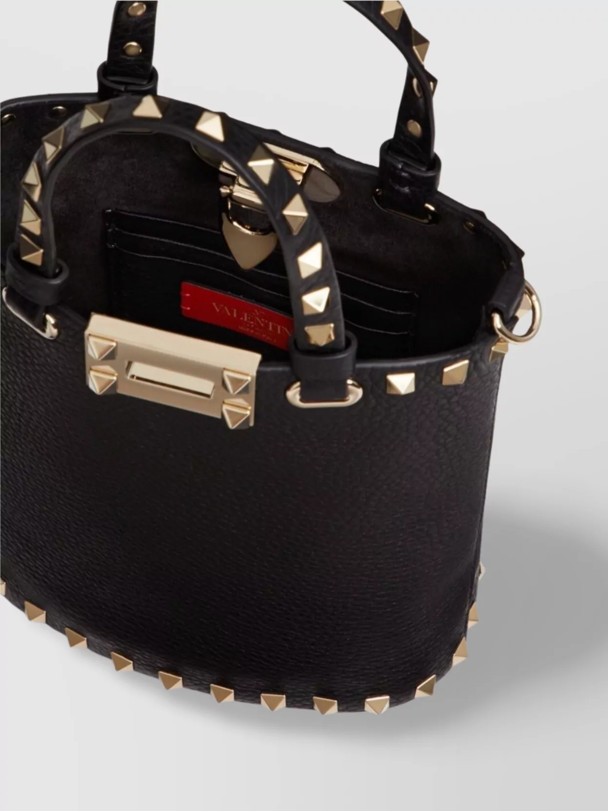 Valentino Garavani Top Handle Cross-Body Bag With Rockstud Detailing