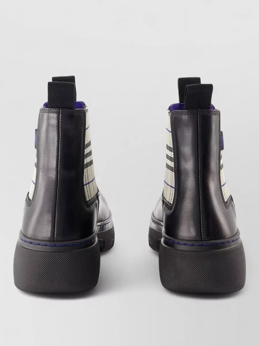 Burberry Leather Chelsea Ankle Boots
