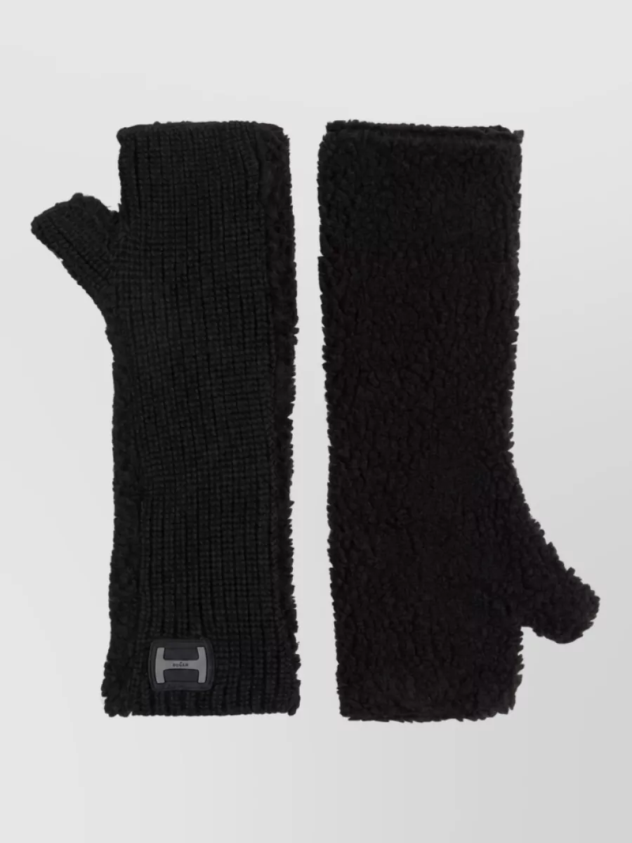 Hogan knit gloves