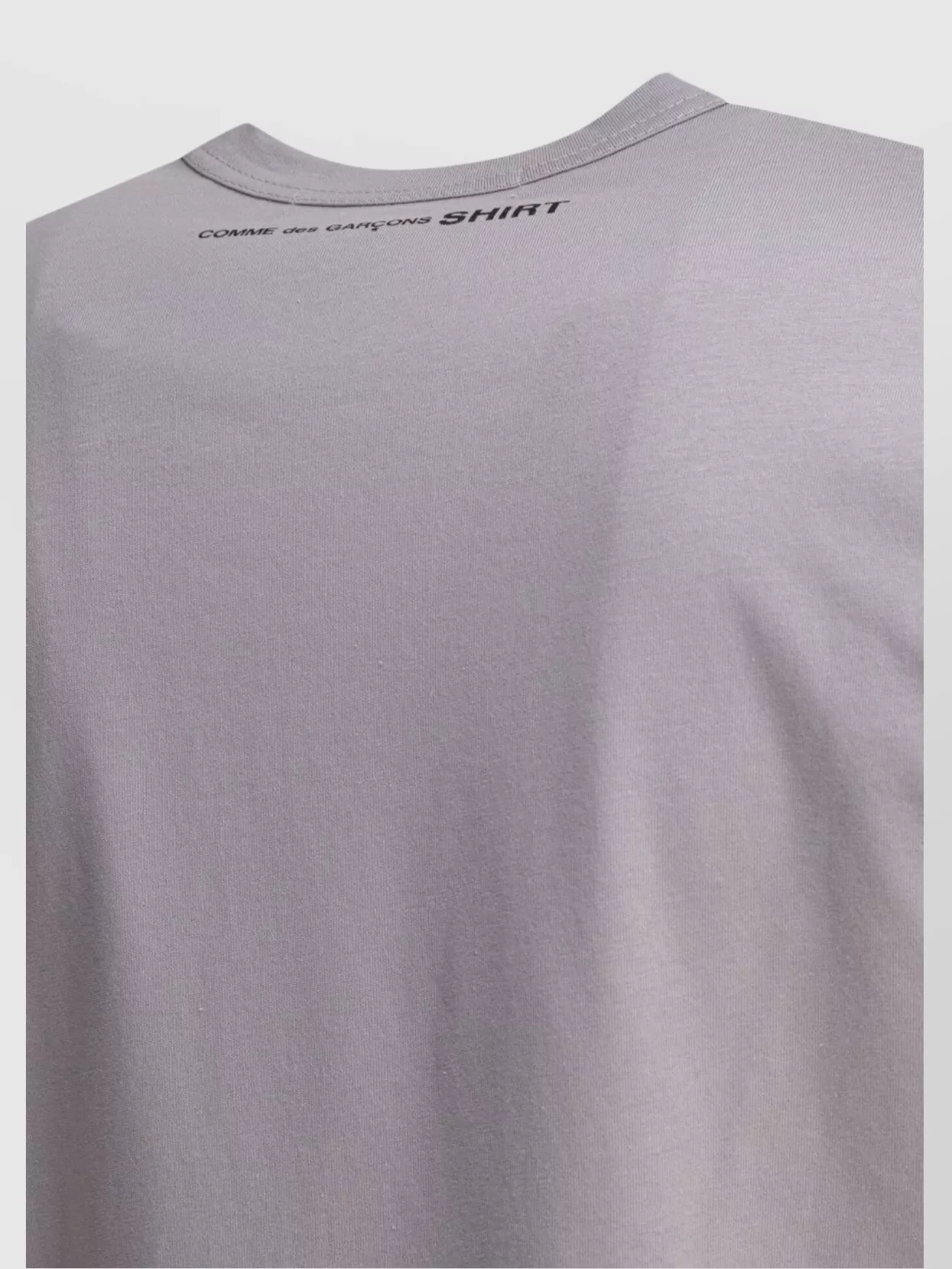 Comme Des Garçons Crew Neck Plain Design Short Sleeves