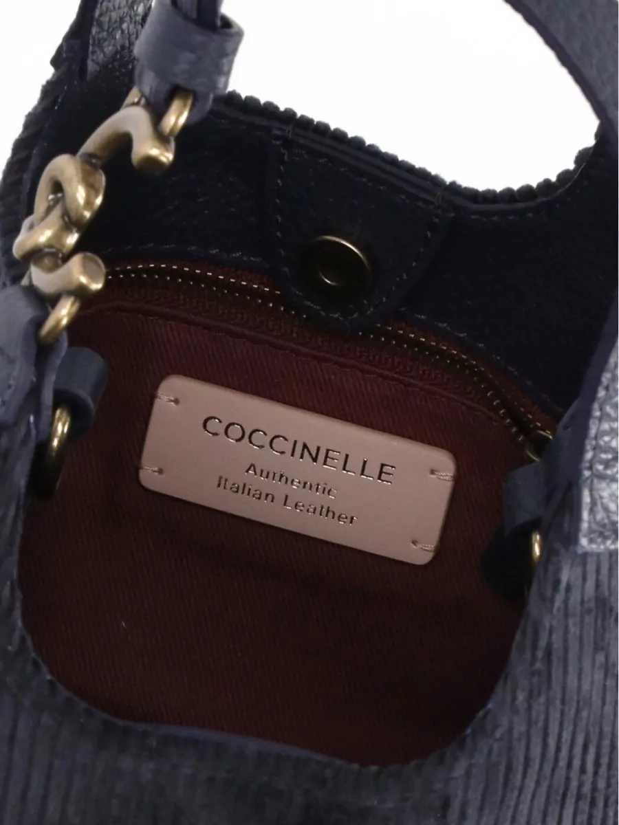 Coccinelle Corduroy Shoulder Bag