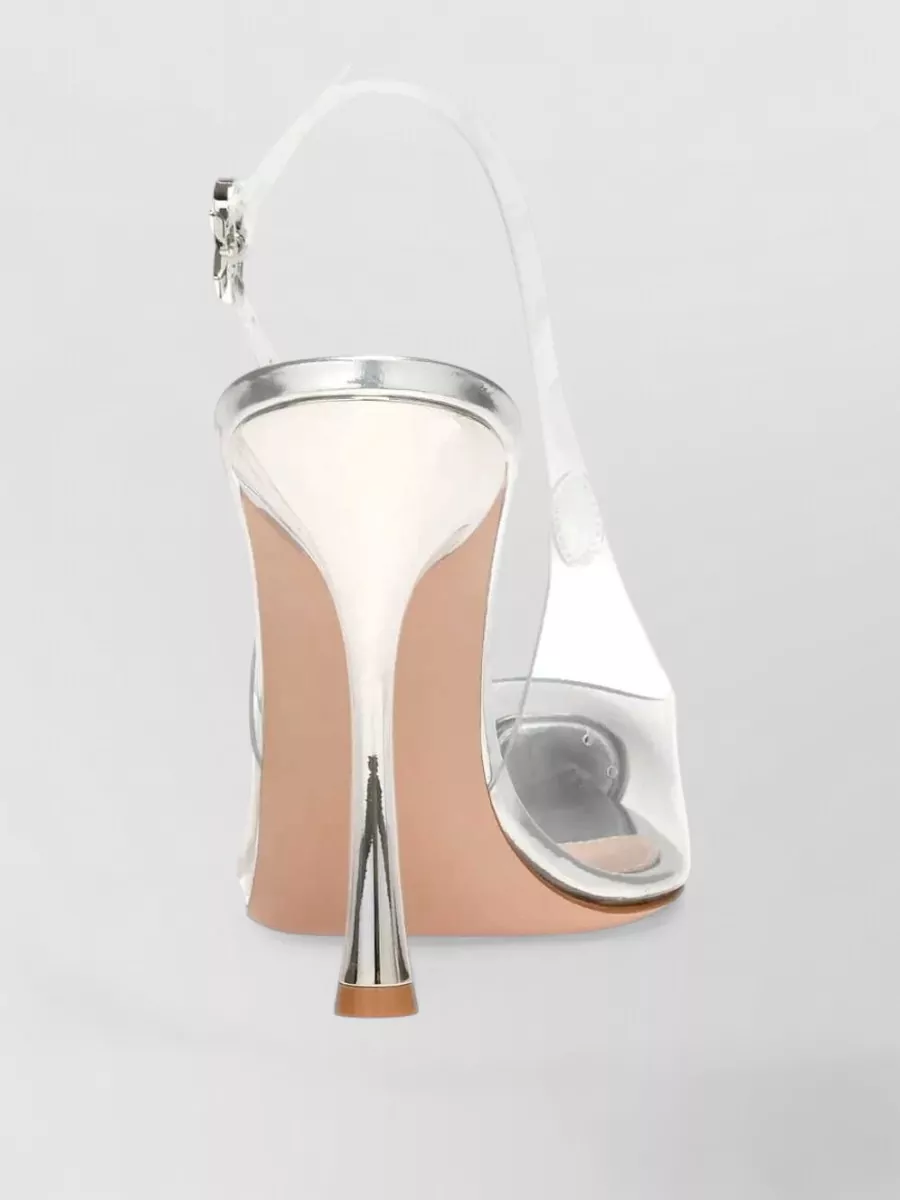 Gianvito Rossi Transparent Pointed-Toe Stiletto Pumps
