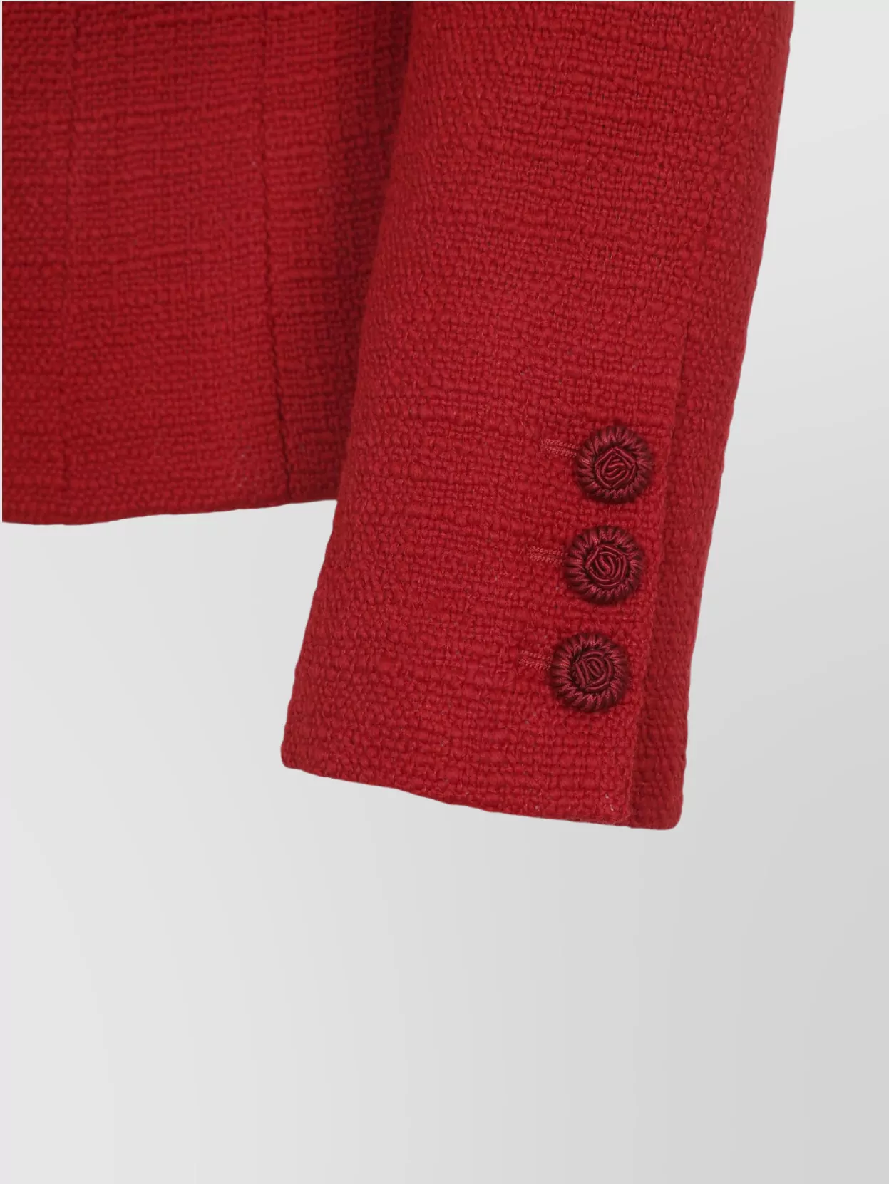 Valentino Textured Fabric Jacket Bow Detail