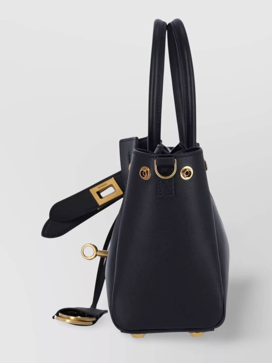 Balenciaga Structured Tote Bag Gold-Tone Hardware