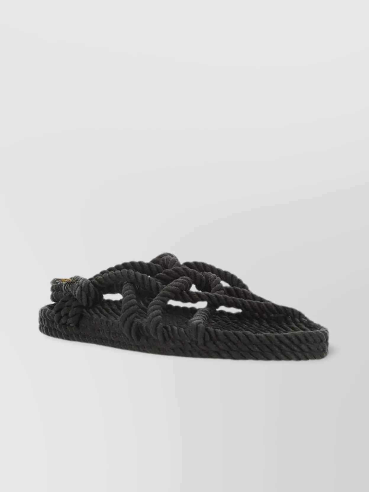 Shop Nomadic State Of Mind Woven Sandals With Flat Sole And Open Toe