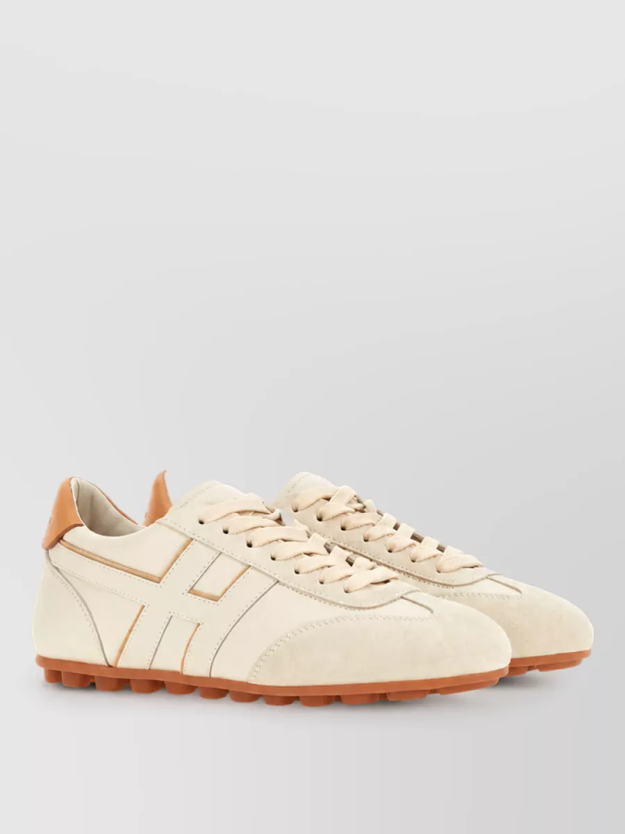 Hogan leather lace-up sneakers