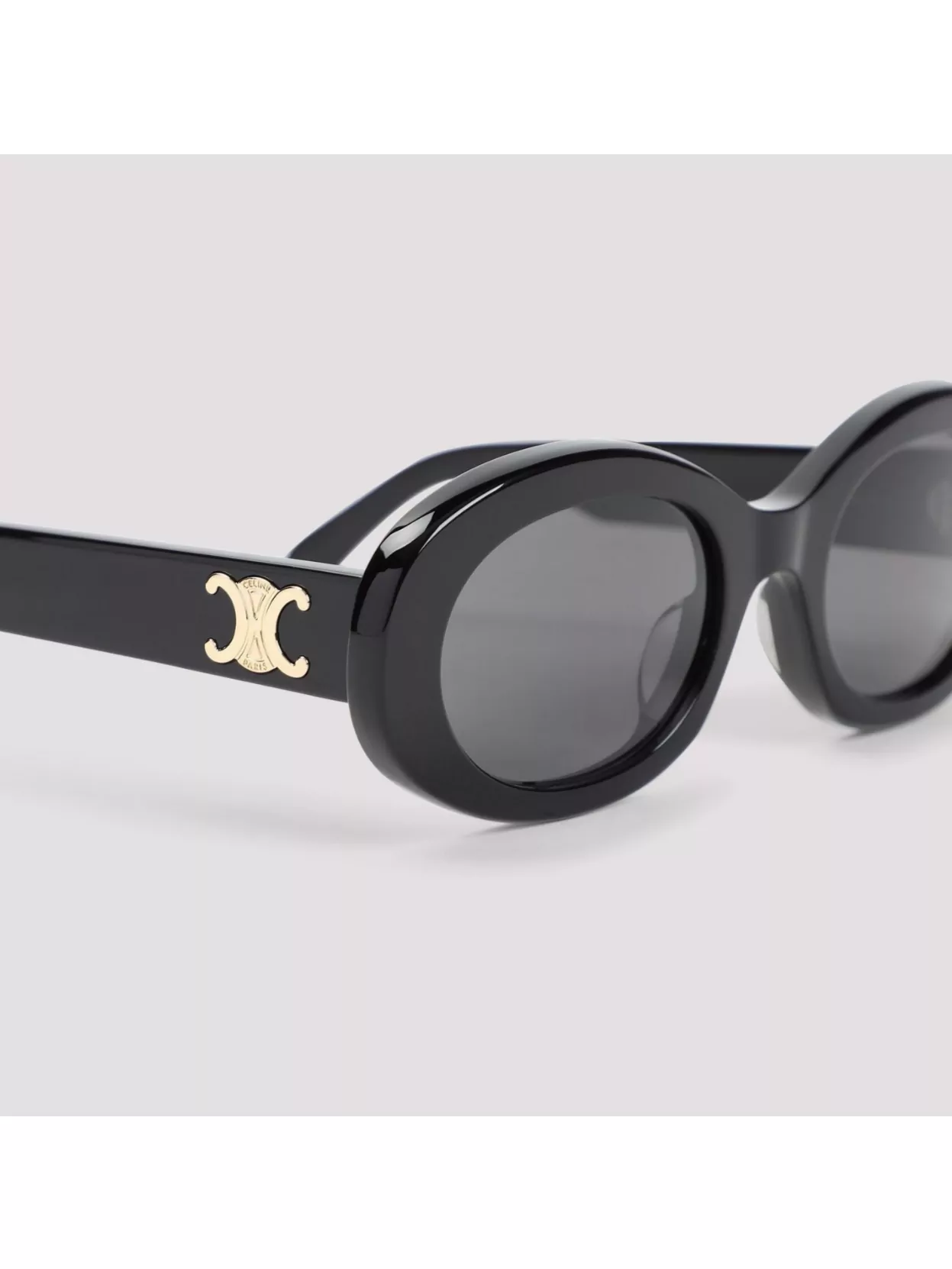 Celine Triomphe Oval Sunglasses Thick Arms