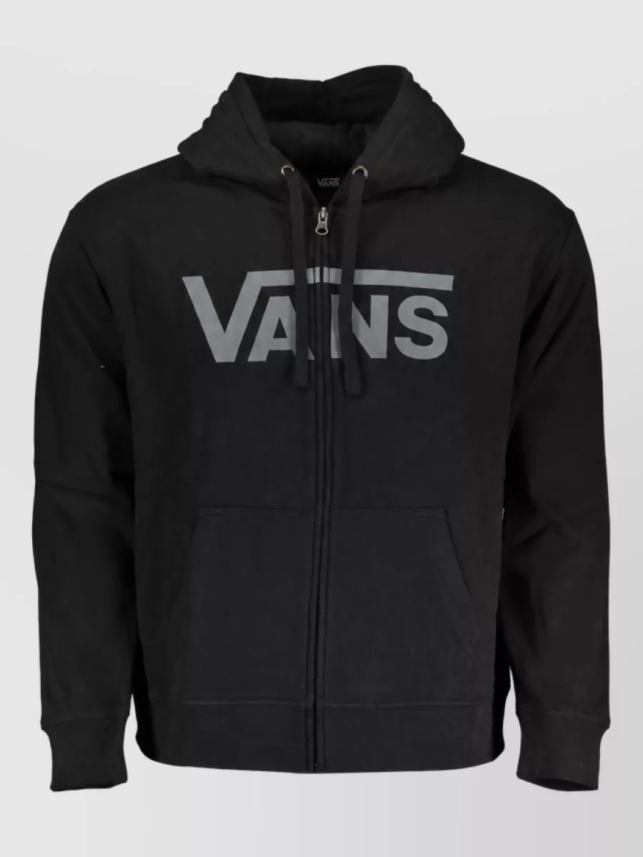 Vans cotton hooded zip jacket