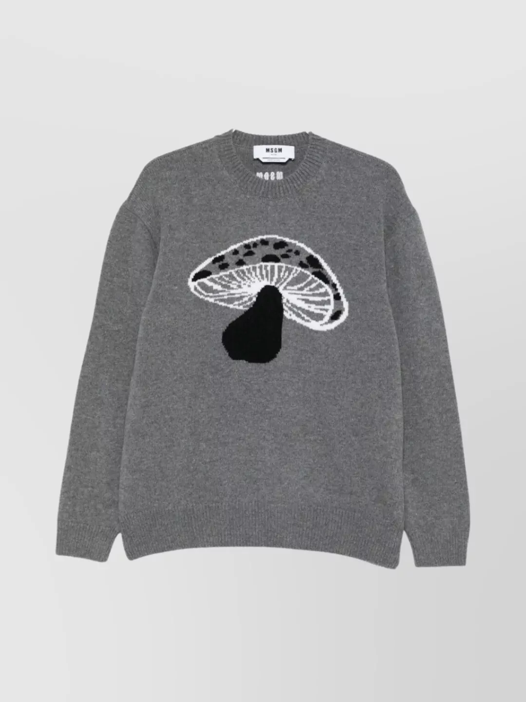 MSGM - mushroom graphic wool blend pullover