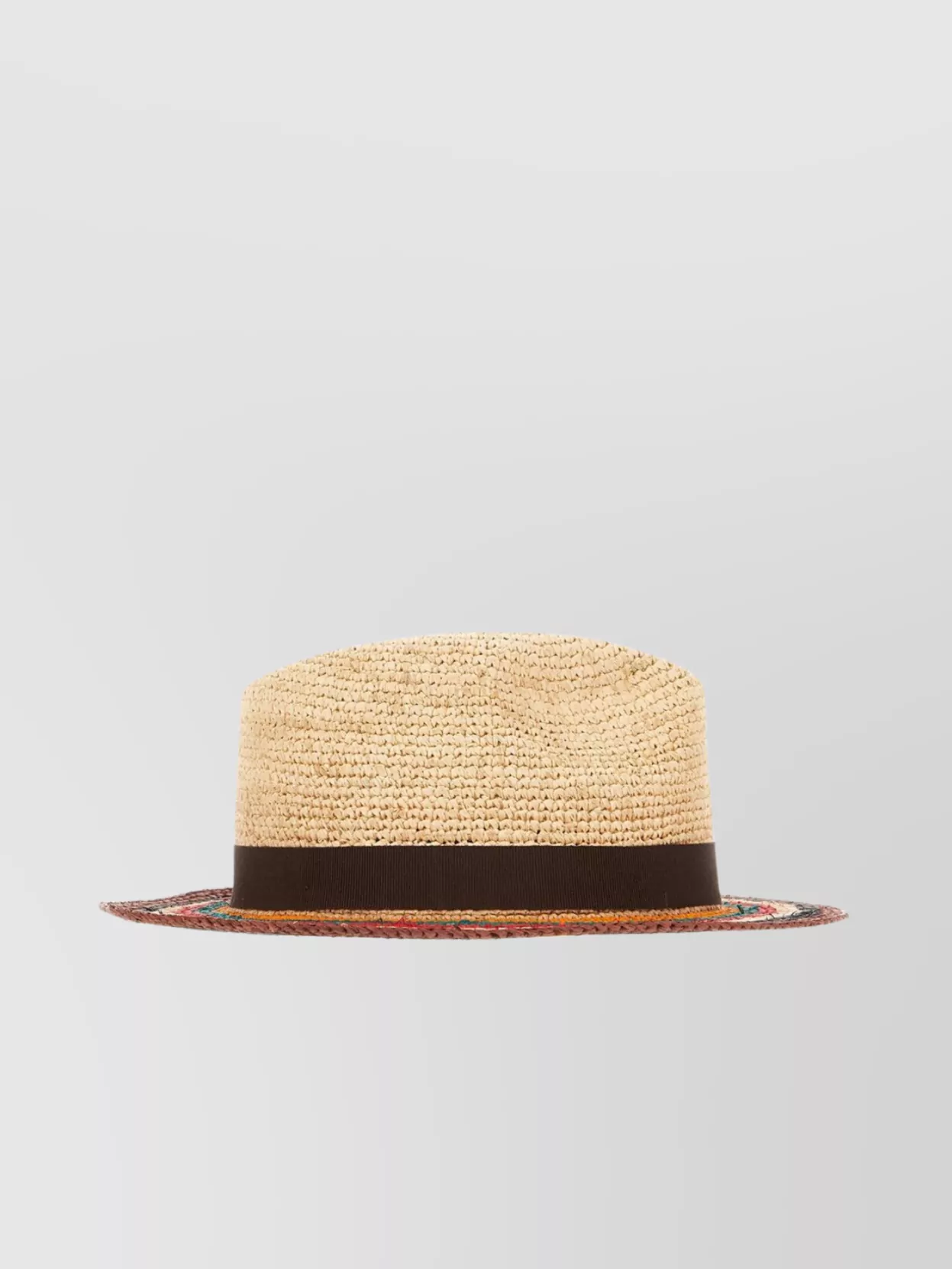 Paul Smith Ribbon Wide Brim Straw Hat