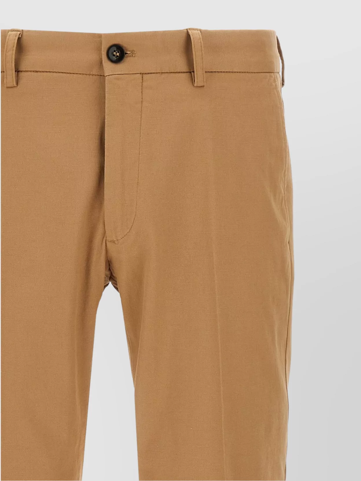 Incotex Cotton Trousers With Back Pocket And Belt Loops
